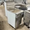 MKE FG-160-L 60 Lb Floor Natural Gas Deep Fryer