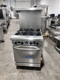 Royal RR-4 Gas 4 Burners Stove with Oven